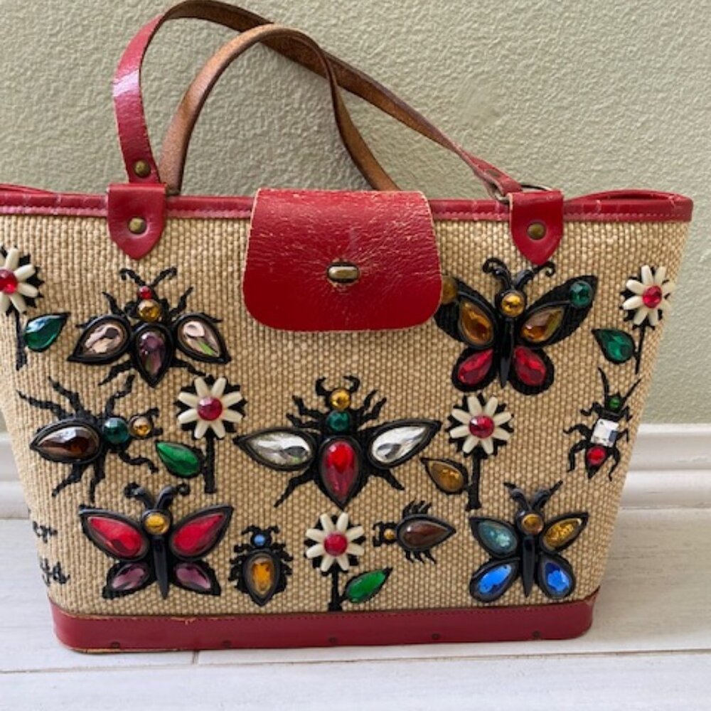 Enid Collins Vintage Glitterbugs bag